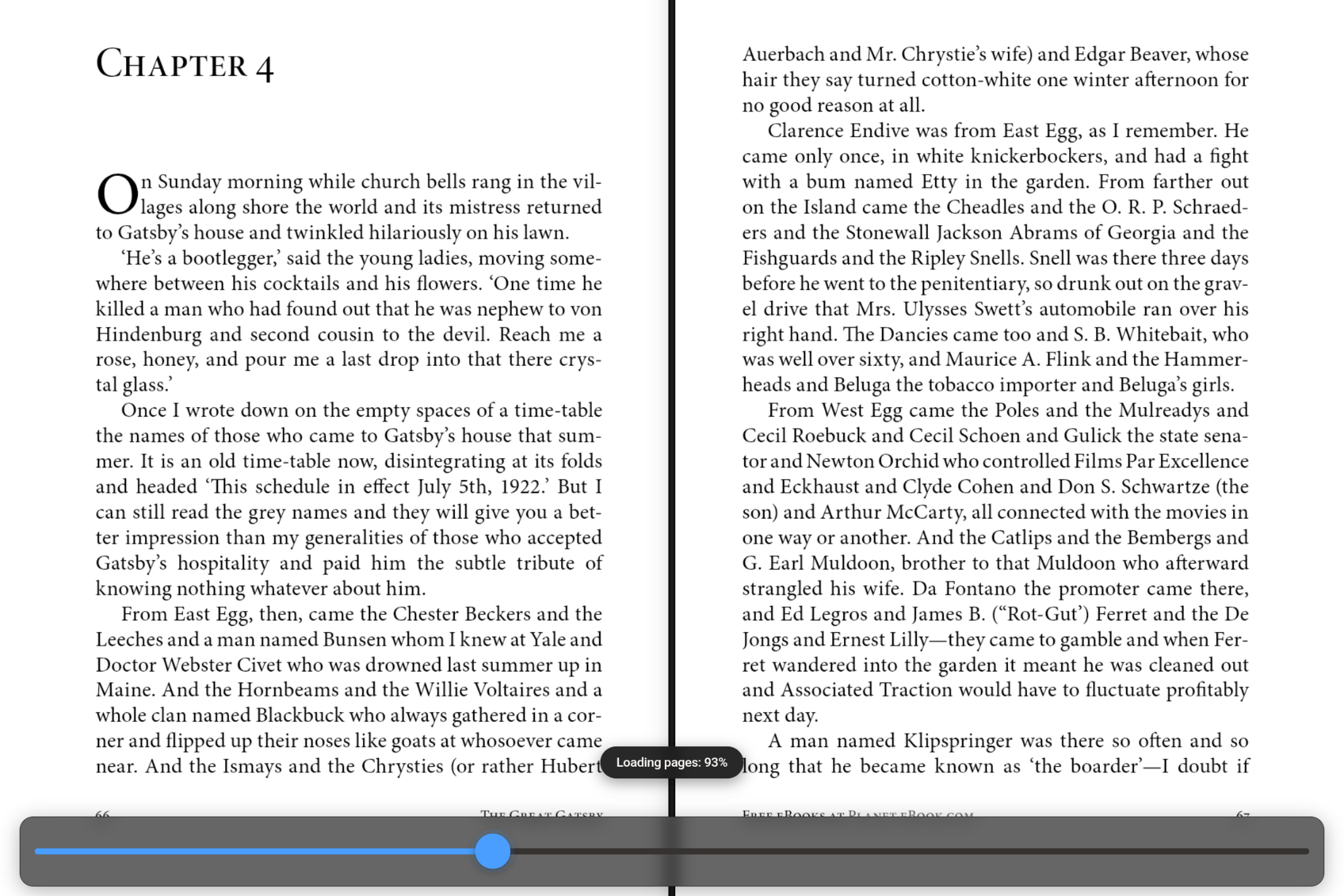 Fullscreen mode with locked zoom